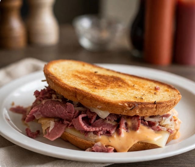 Reuben on Rye.