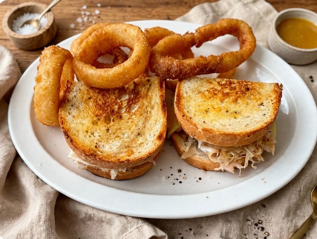 Turkey Reuben on Rye.