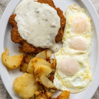 Country Fried Steak & Eggs