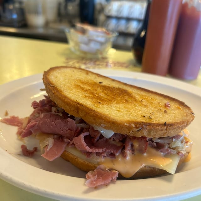 Reuben on Rye.