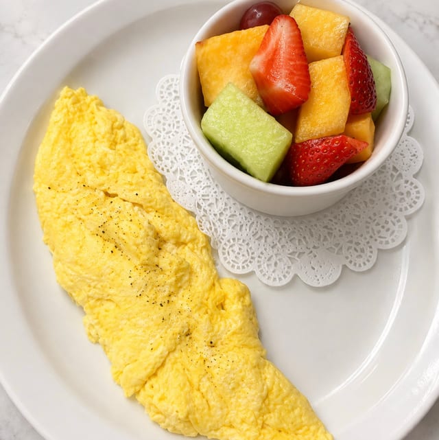 Fruit & Eggs.
