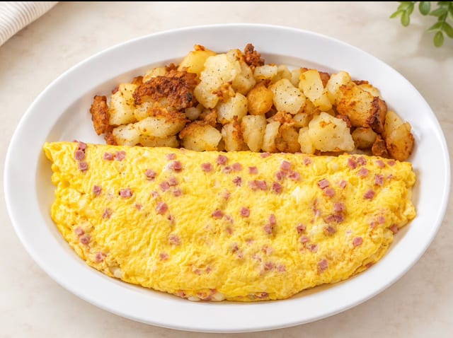 Ham & Cheese Omelet.